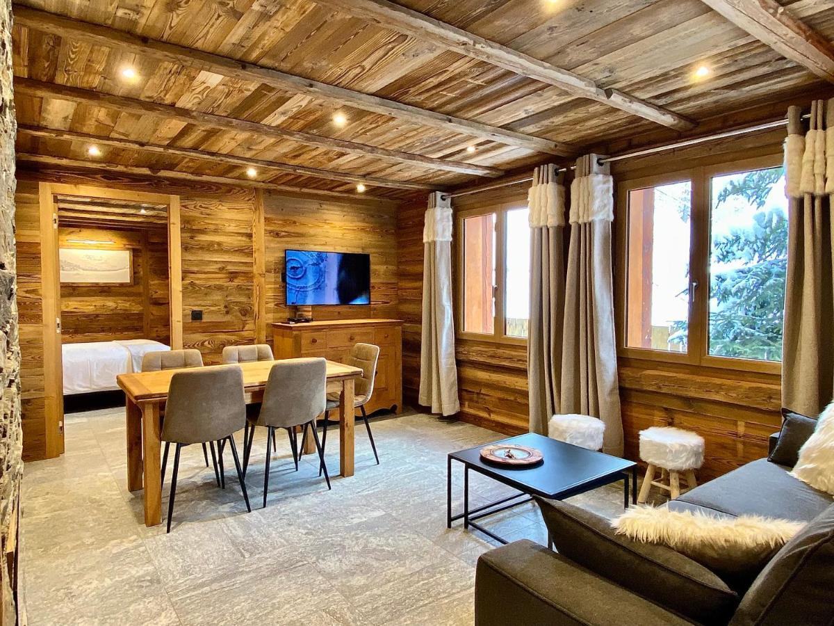 Chalet Les Cocales Residence Sejour Et Nuitees B&B - Appartement Pin Cembro Bessans Bagian luar foto