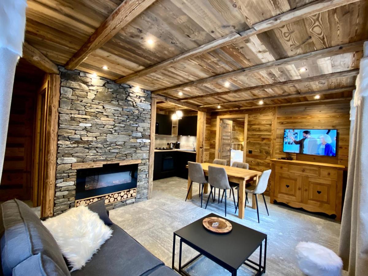 Chalet Les Cocales Residence Sejour Et Nuitees B&B - Appartement Pin Cembro Bessans Bagian luar foto